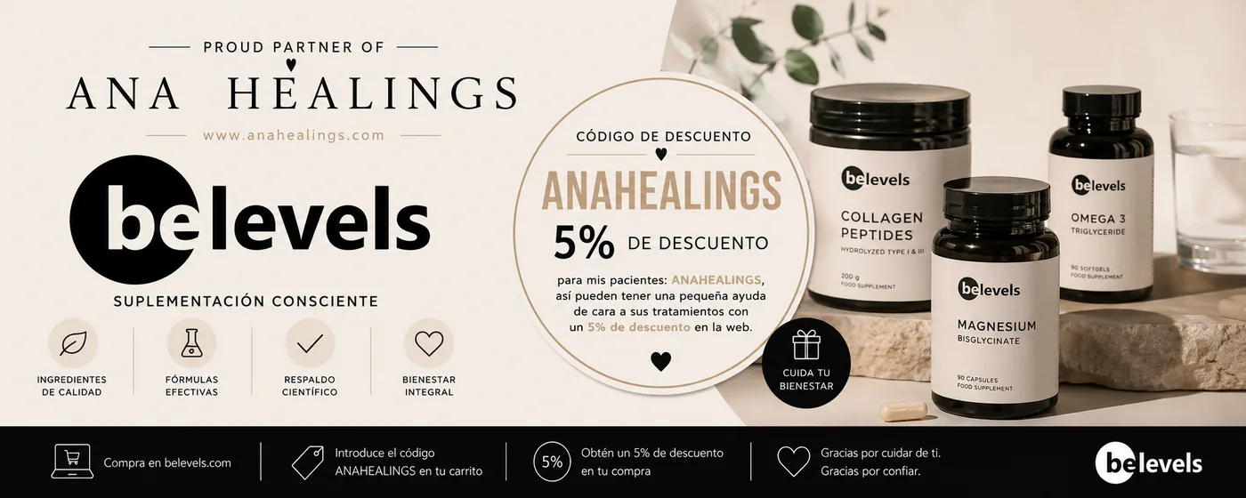 BeLevels código de descuento ANAHEALINGS